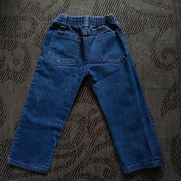 Toddler Dino Puffy Vest+button down+Jeans Set - Picture 7 of 7